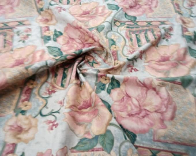 Fabric Vintage floral, 54", For Upholstery, Drapery, Pillows,