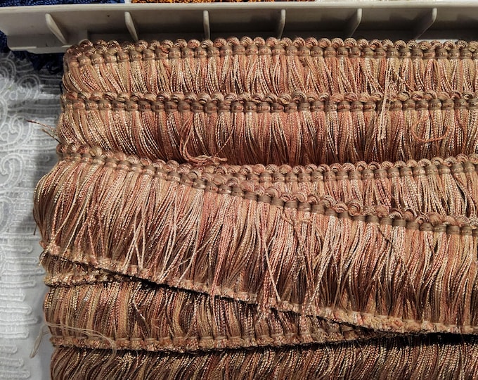 Brush Fringe, by europatex  Trim, color 779, Loop Brush Fringe,  For Drapery, Upholstery, Pillows, Lamp Shade,
