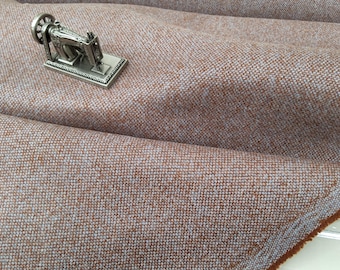Wool Fabric by Holland and Sherry Modern Gent Cognac DE13153 100% Wool, For Upholstery, Drapery, Pillows,
