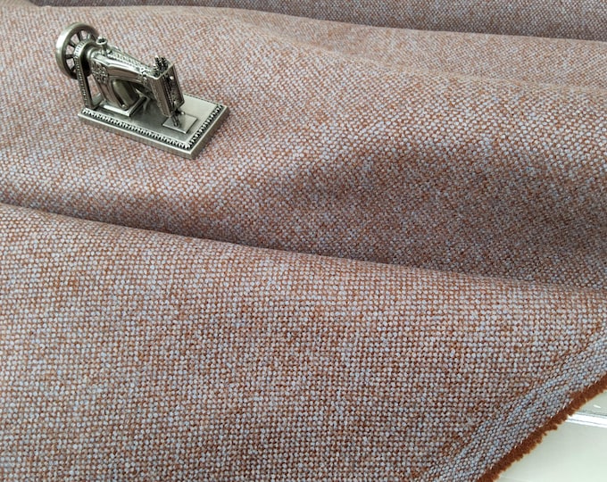 Wool Fabric by Holland and Sherry Modern Gent Cognac DE13153 100% Wool, For Upholstery, Drapery, Pillows,