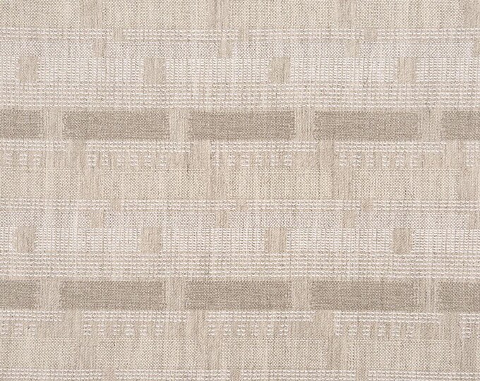 Loom Weave Natural Fabric by Christopher Farr Cloth, Use for Upholstery, Drapery, Pillows, Cushions,