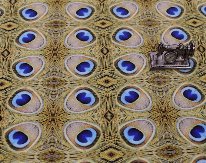 Wild Ostentation Farquhar Feathers Fabric By Iona Crawford, For Upholstery, Drapery, Home decor,