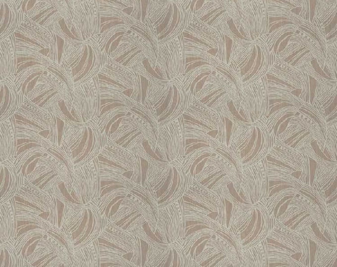 Modern contemporary abstract fabric, Private Paradise Woodrose By fabricut, For Drapery, Bedding, Upholstery, Slip cover, Valance,