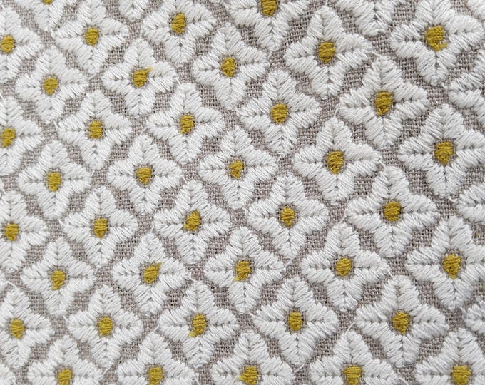 ÉLITIS Embroidered fabric, Galactica Effigie LZ 862 21, For Upholstery, Drapery, Betting, Dress, Decor, Pillows,