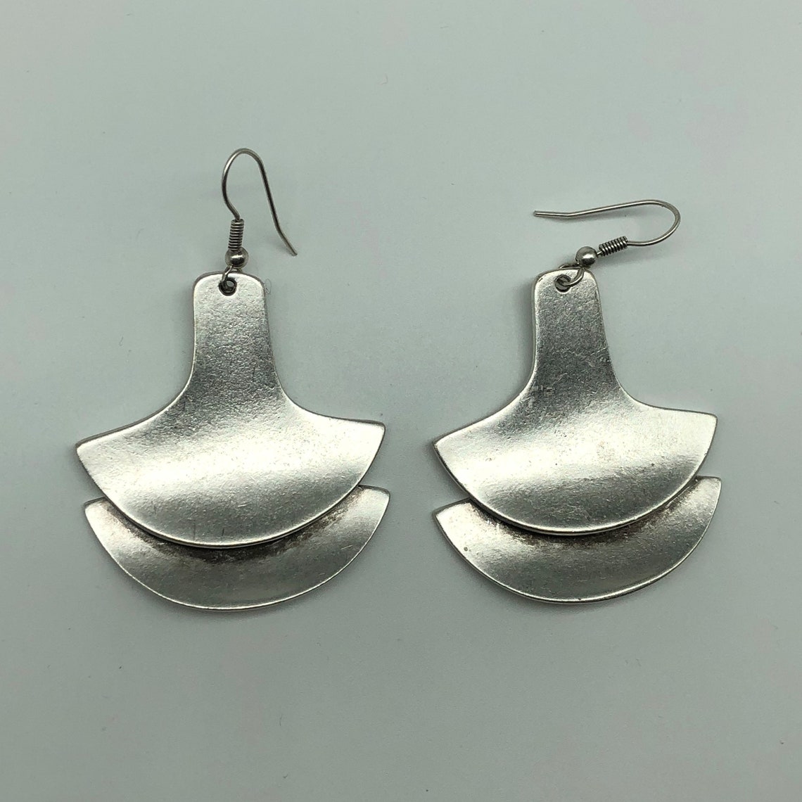 Handmade Axe Earring Original nonallergic Silver and Zinc Etsy