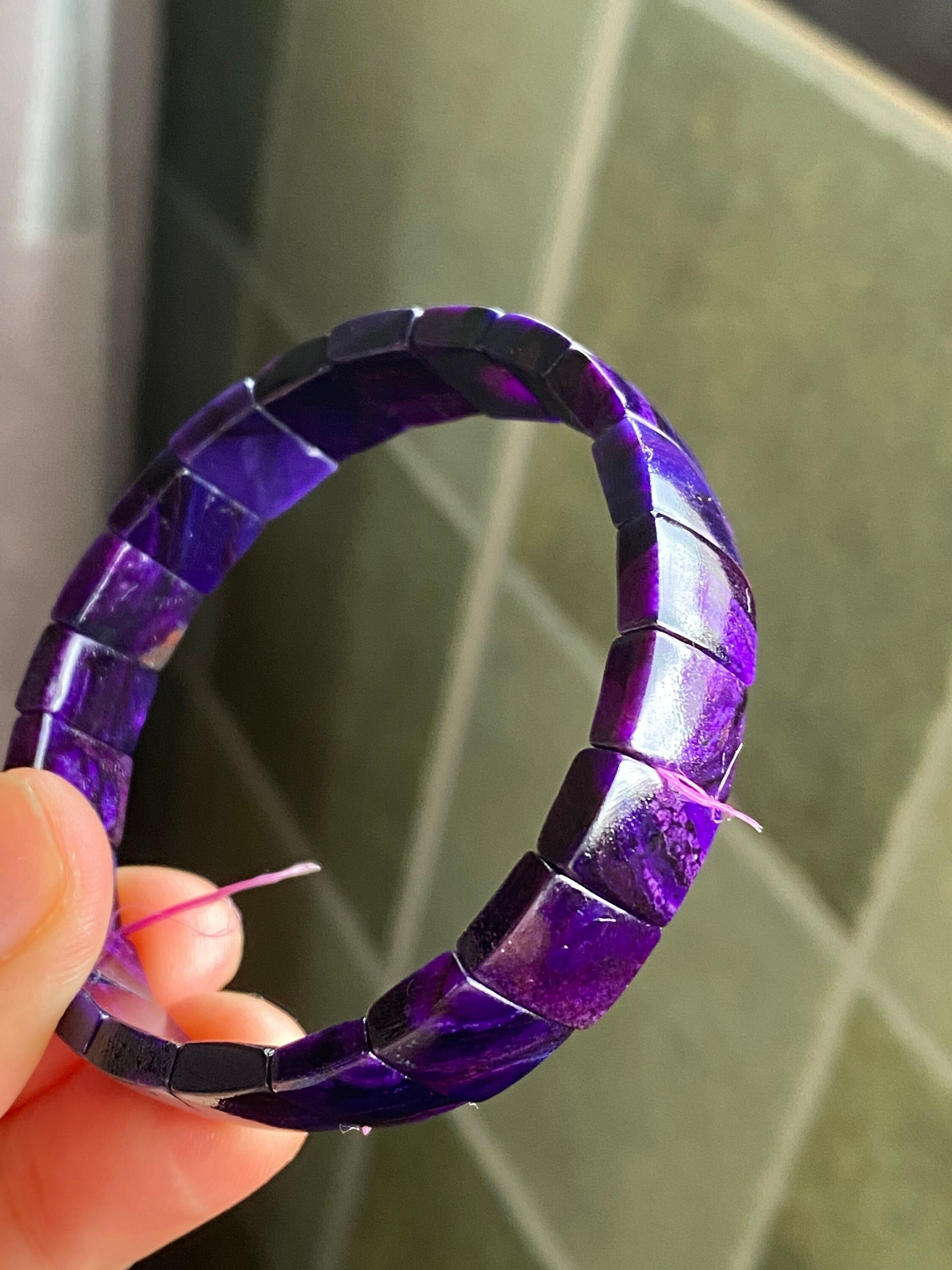 Purple Sugilite Bracelet Sugilite South Africa Sugilite Bracelet Etsy Canada