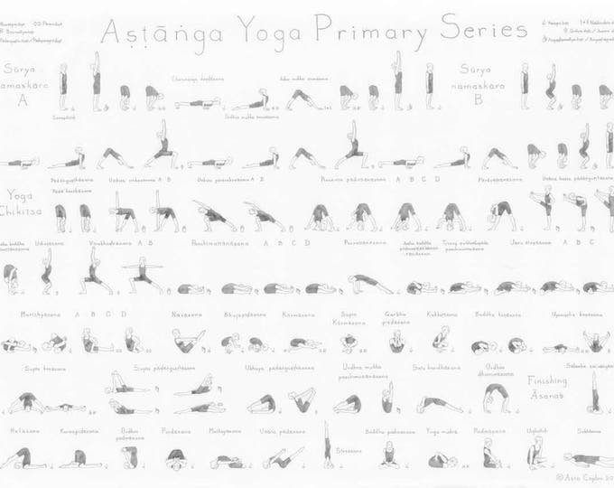 Ashtanga Yoga Primary Series Asana Sequence Drsti Etsy Ashtanga Yoga Primary Series Asana Sequence Drsti Etsy