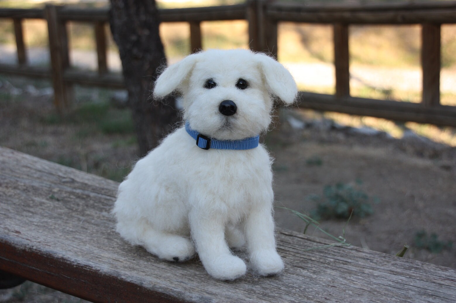 Retrato Bichon Maltes Blanco Etsy