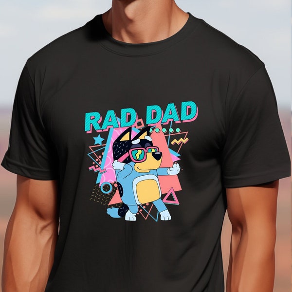 Bluey Bingo Family TShirt Bluey Bandit Rad Dad Shirt  Shirt Cool Dad Club Shirt Dad Birthday Gift Bluey Shirt Bluey Dad Bluey Family