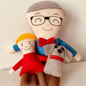 Mr. Dressup and friends plush set