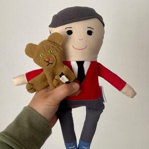 Mr. Rogers and Daniel Striped Tiger plush doll set