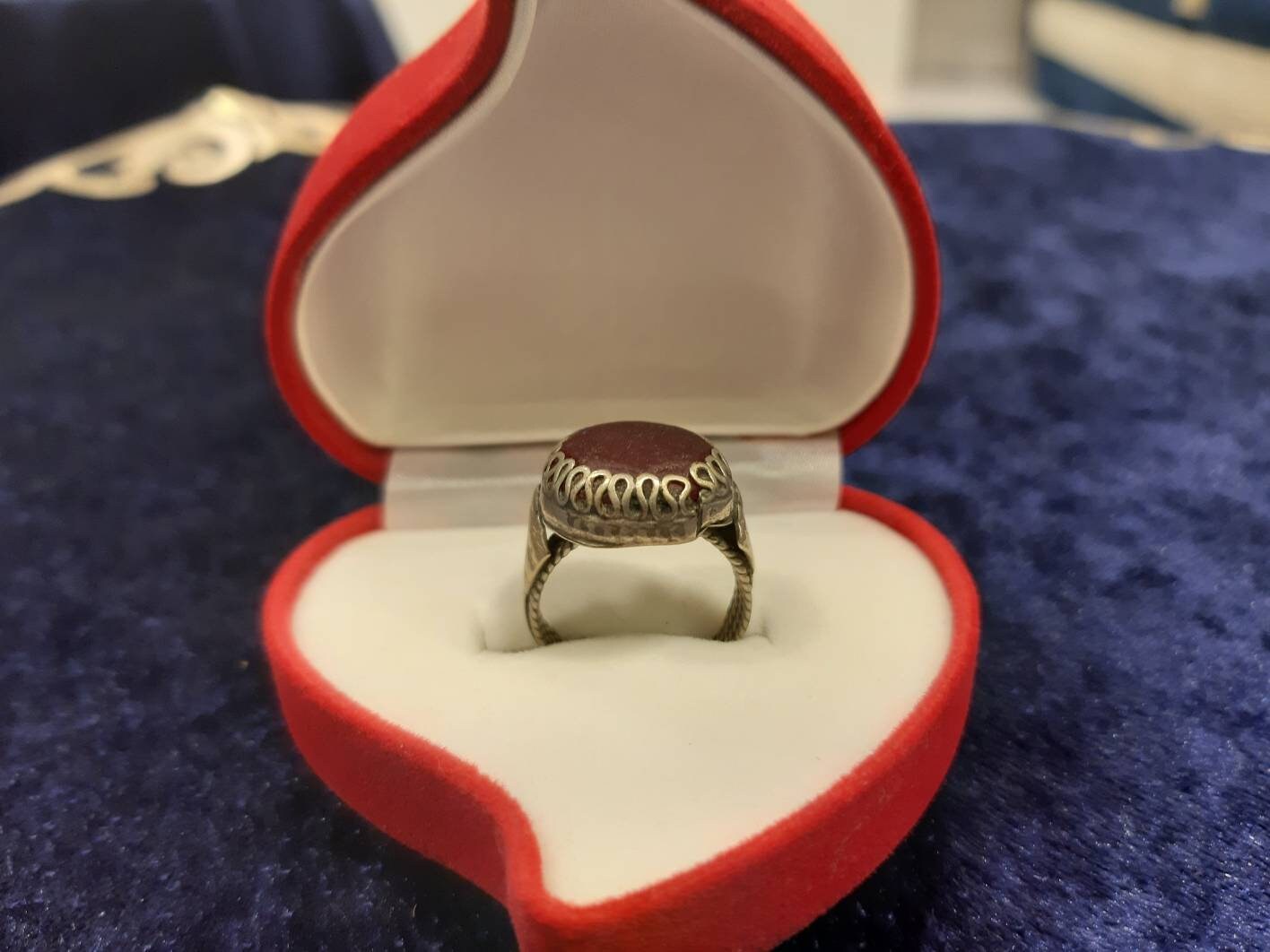 Antique Silver Ring Etsy