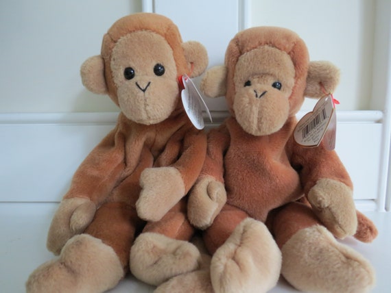bongo the monkey beanie baby
