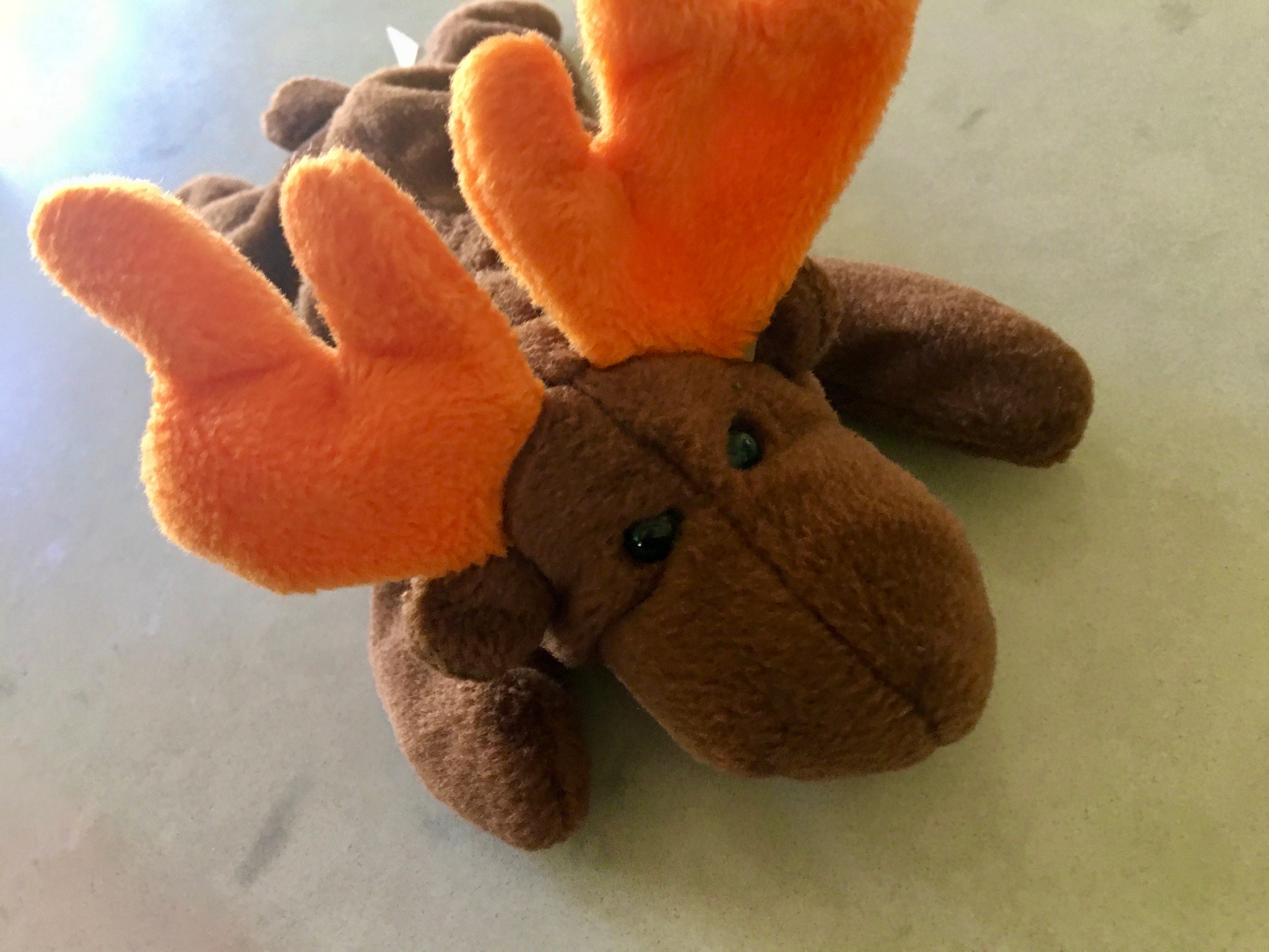 Vintage Beanie Baby CHOCOLATE THE MOOSE no tags stuffed | Etsy