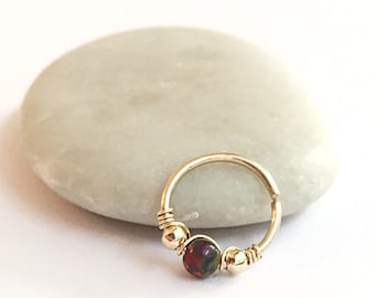 Conch piercing opal, conch earring, conch jewelry earring, conch ring opal, conch hoop gold, conch pierced opal earring, conch hoop earring