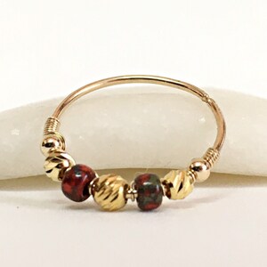 Conch Earring Hoop 14K, Solid Gold Piercing Ear, Conch Hoop Gold, Conch Piercing Jewelry, Rose Gold Piercing, Conch Hoop Earring 14K Gold