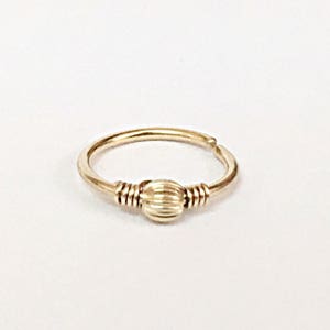 18K Solid Gold kleine Hoop Nasenring Solid Gold Nasenring, Septum Schmuck Solid Gold Nase Hoop, Nase Piercing Hoop, Piercing Schmuck Nase Hoop