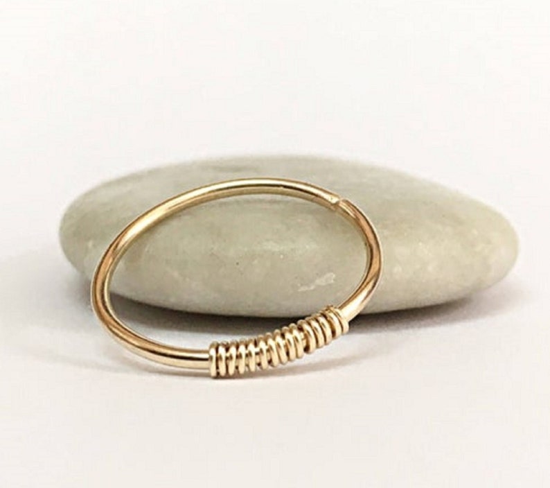 Conch Jewelry 18K Conch Ring 18K Conch Piercing Hoop 9K Gold Conch Piercing Conch Pierced Earring Conch Hoop 14K Conch Earring Hoop