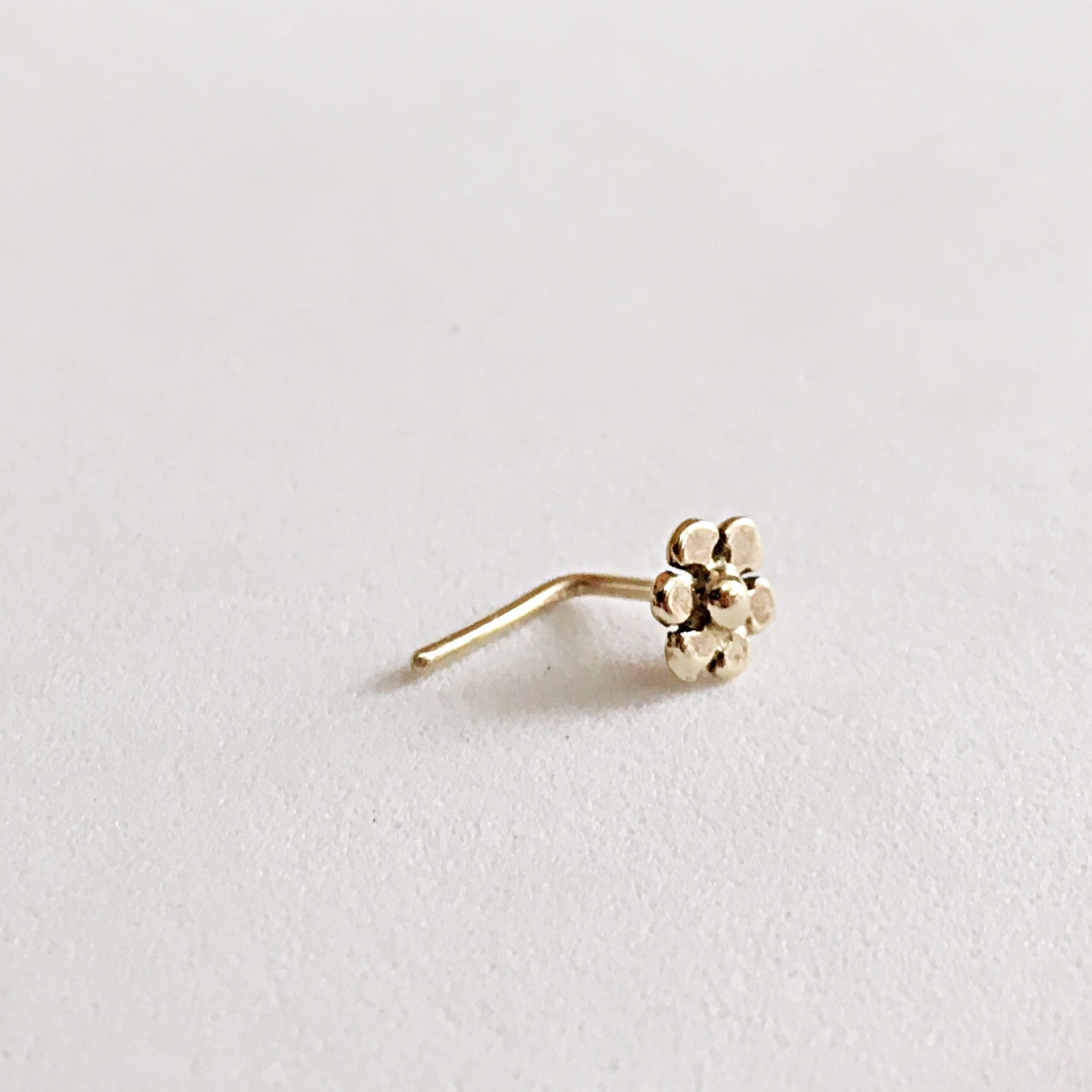 Nose Stud Gold 14K Nose Jewelry 20g Nose Piercing Stud Etsy Israel