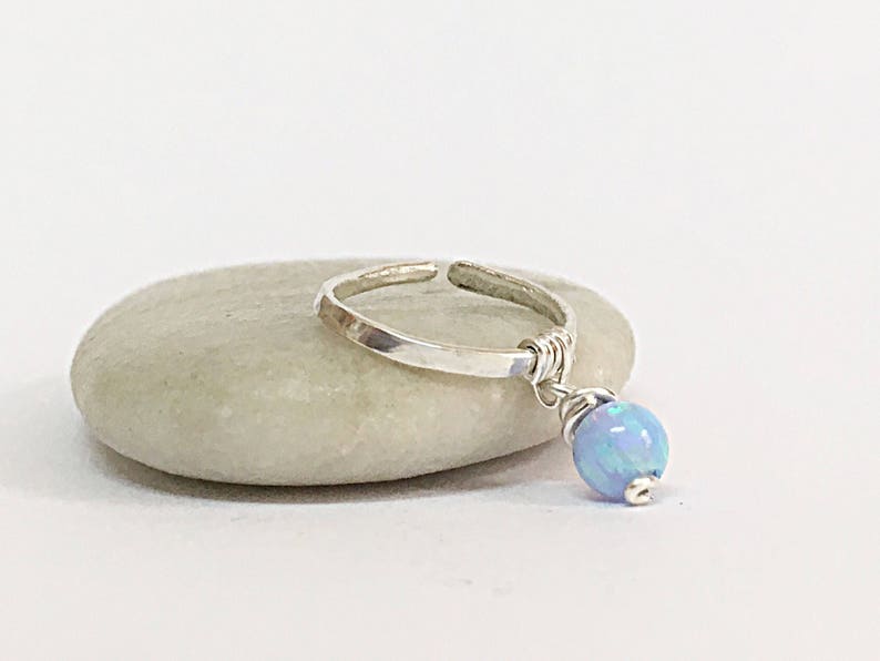 Conch Piercing Jewelry Piercing Ring Conch Hoop 16g Opal Conch Earring Hoop 18g Conch Piercing 16g Hammered Earring Silver Conch Ring
