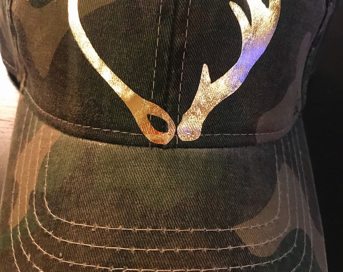 Antler & Fishig Hook Classic Camo Baseball Trucker Hat Etsy