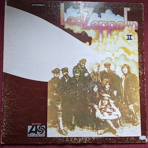 Led Zeppelin II Vintage Vinyl LP Record Album Robert Plant Jimmy Paige John Bonham John Paul Jones