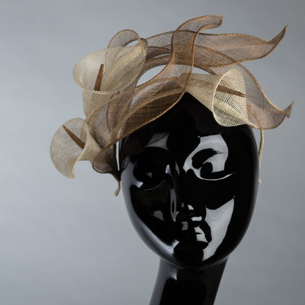 calla lily headpiece