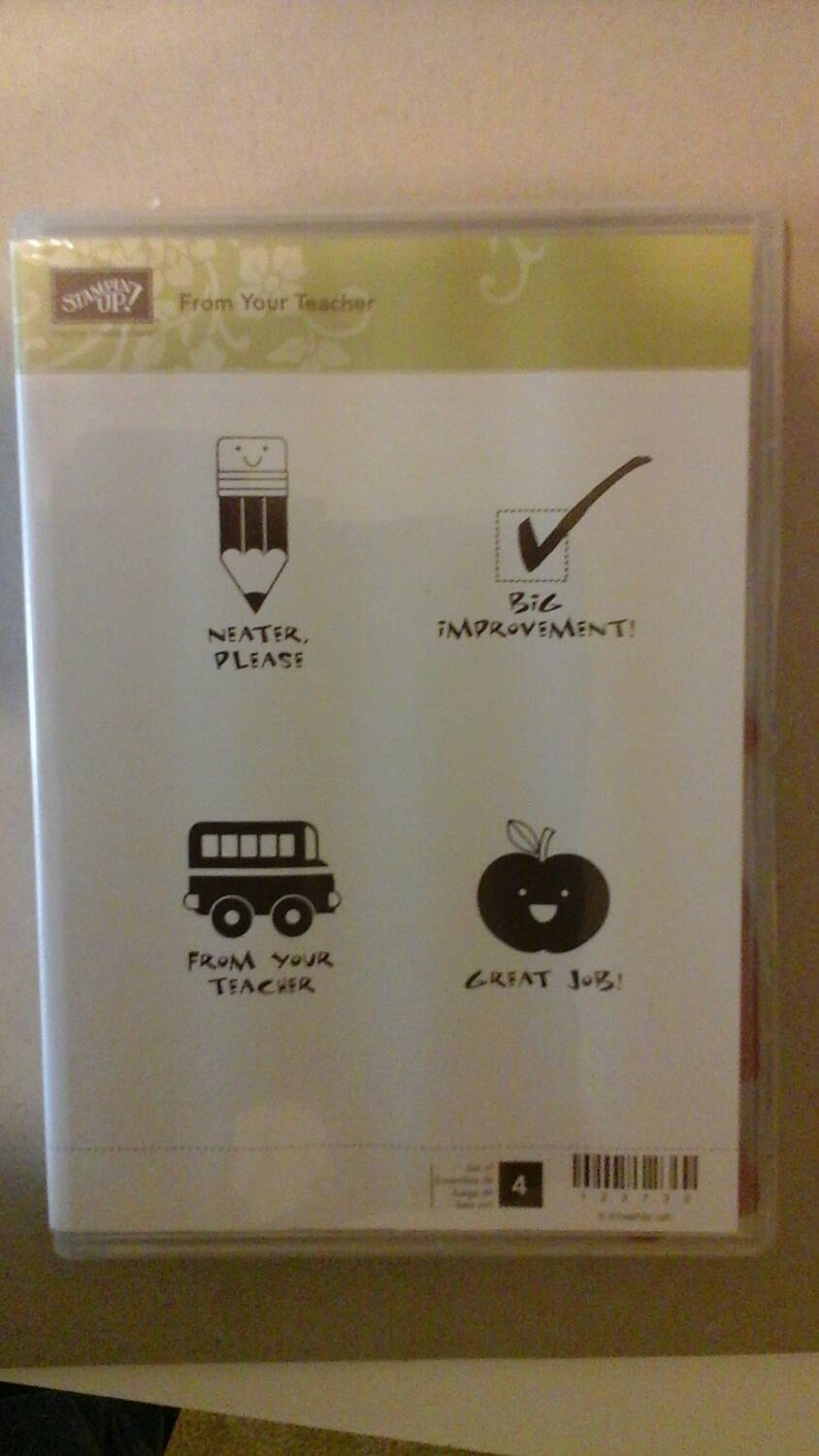 Stamp Set From Your Teacher Stampin/' Up