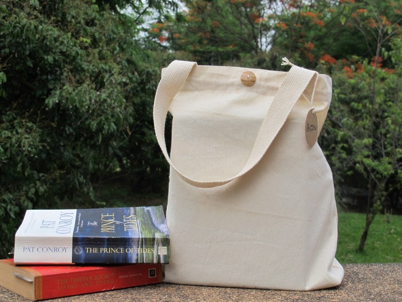 Natural 100/% Cotton canvas Tote Bag Blank