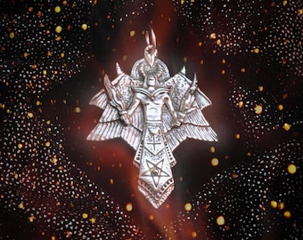 O Lucifer Morningstar Talisman - Occult Torchbearer, Celestial Eosphoros Talisman in Sterling Silver