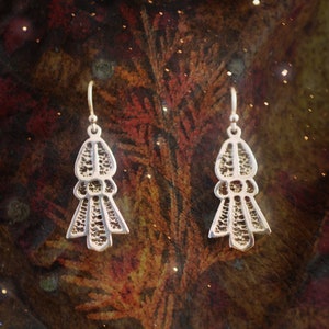 Elen&#39;s Deer Trods Earrings - Druidic Goddess Elen of the Ways 925 sterling silver jewelry