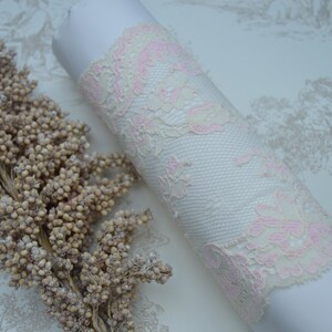 Poignets Bracelets dentelle manchette couverture de tatouage attelle femme couleur au choix ivoire rose