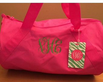 Monogrammed Duffle Bag for Kids - Personalized Kid's Duffle Bag - Duffle Bag for Children - Overnight Bag - Kids Luggage - Kids Travel Bag