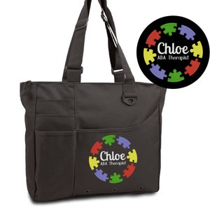 ABA Therapist Bag - Bestseller Bag - Autism Behavior - Pediatric Therapy Tote - ABA Autism Behavior analysis