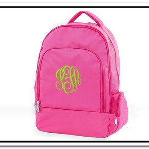 Hot Pink Backpack - School Backpack - Book Bag - Kid Backpack - Child Bag - Boys Book Bag - Back to School - School