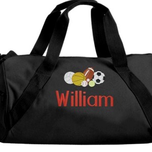 Personalized Kid&#39;s Duffle Bag with All Star Design - Duffle Bag for Kids - Duffle Bag for Children - Overnight Bag - Kid&#39;s Luggage