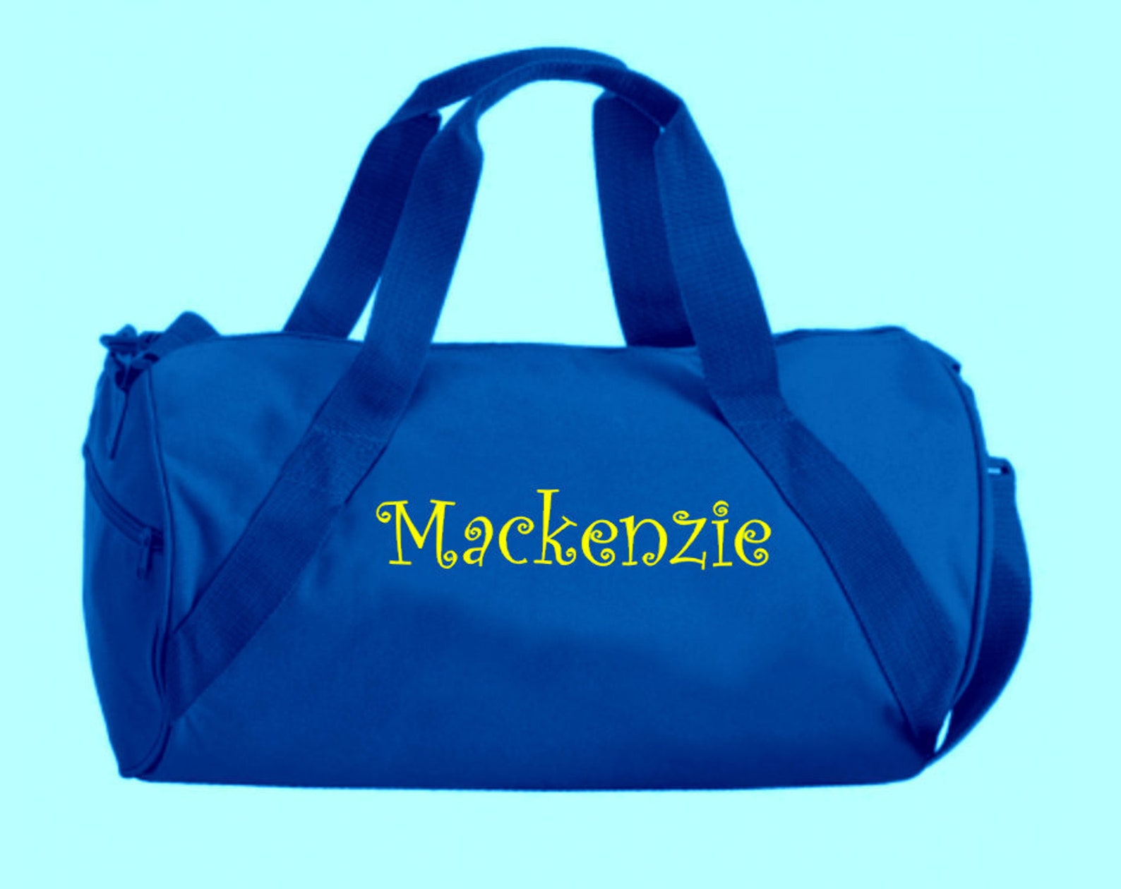 Personalized Kid's Duffle Bag with Name Personalized Gym Etsy