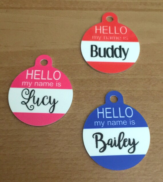 design your own pet tag