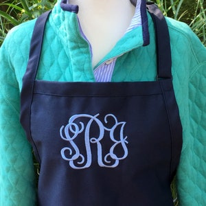 Monogrammed Apron - Personalized Aprons - Personalized Chef Aprons Embroidered - Personalized Kitchen Gifts - wedding shower - chef gift
