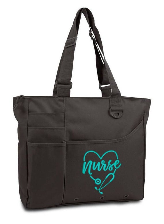 Nurse Utility Bag Nursing Tote Organizer Pocket Clinical Supplies Medical Carrier Stethoscope Storage Hospital Work Healthcare Professional