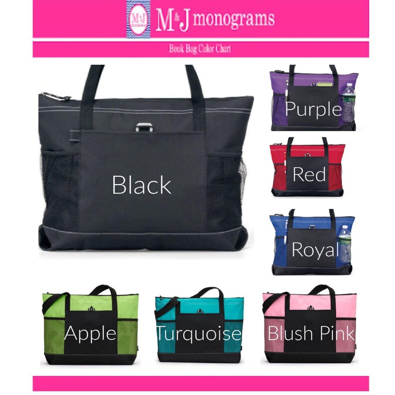 Personalized Dog Tote Bag Organizer Pet Supplies Travel Puppy Essentials Storage Solution Zippered Carrier Lightweight Design Monogrammed image 6