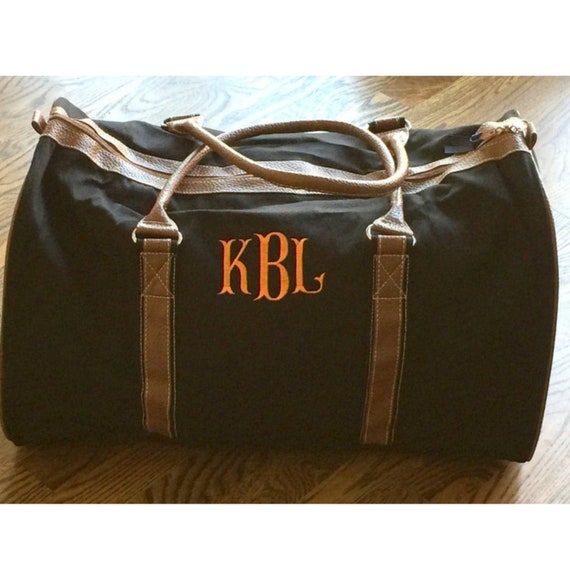 Personalized Mens Duffle Bag Monogrammed Duffle Bag | Etsy