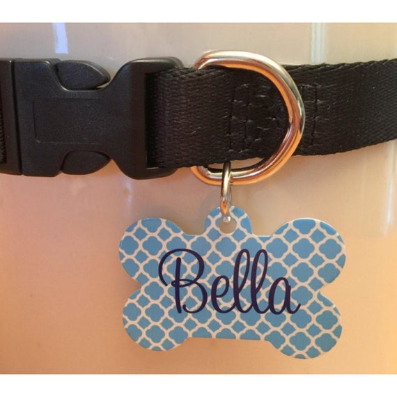 monogrammed dog tags