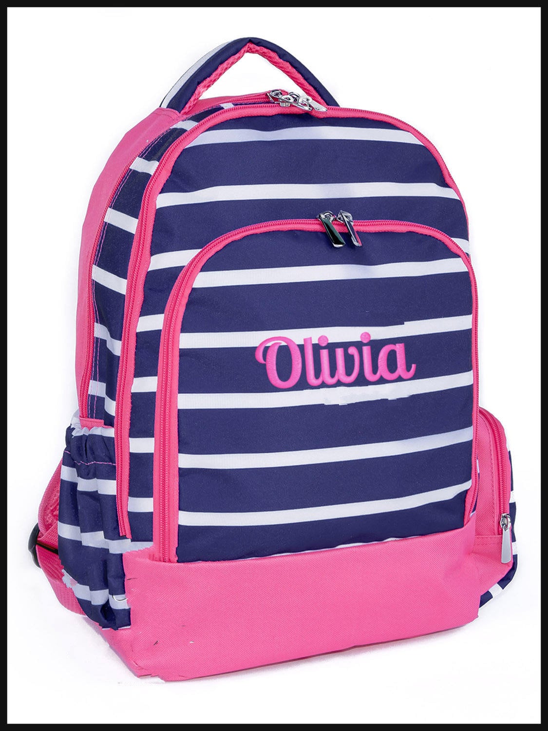 CLOSEOUT - Girls Backpack with Name in Script - Teen Backpack  - Personalized Backpack - School Bag - Girls Backpack - Back to School