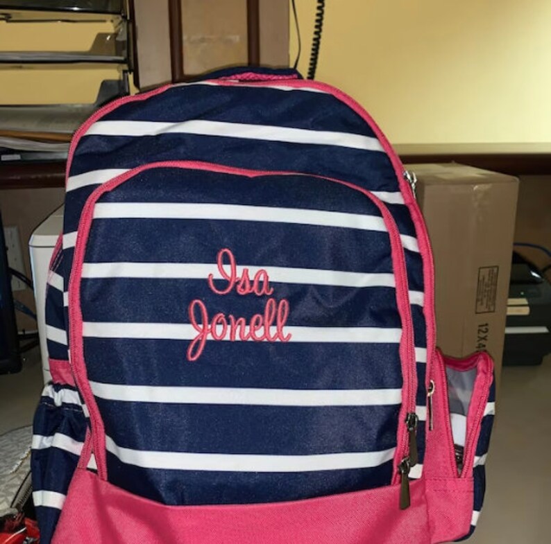 Girls Backpack With Name Teen Backpack Personalized Etsy