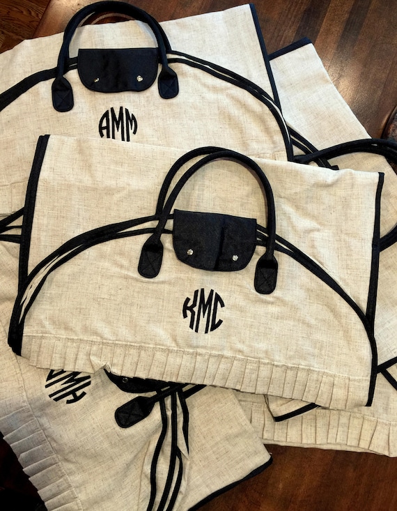 Monogrammed Hanging Bag Personalized Ladies Garment Bag