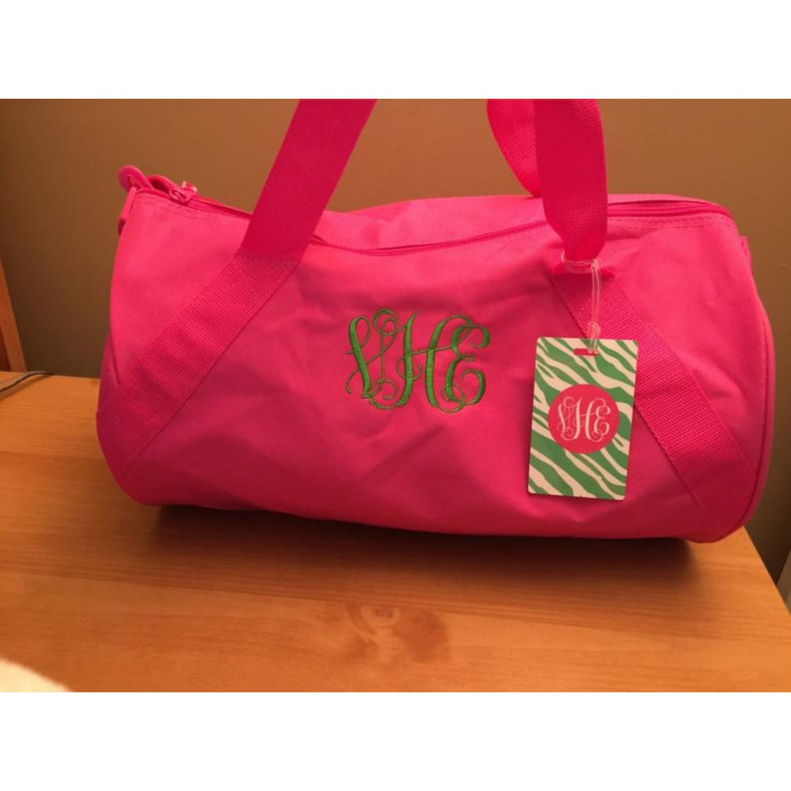 Monogrammed Duffle Bag for Kids Personalized Kid's Etsy