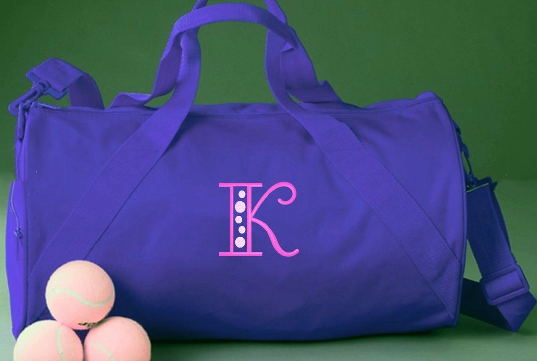 Monogram Duffle Baby Bag Monogrammed Baby Gifts for Girls Etsy