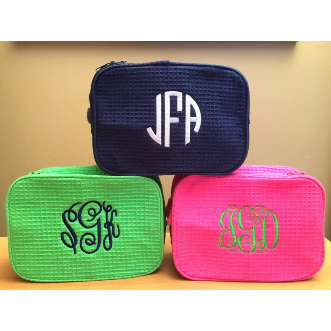Monogrammed Makeup Cases Monogram Make up Bag Personalized Etsy