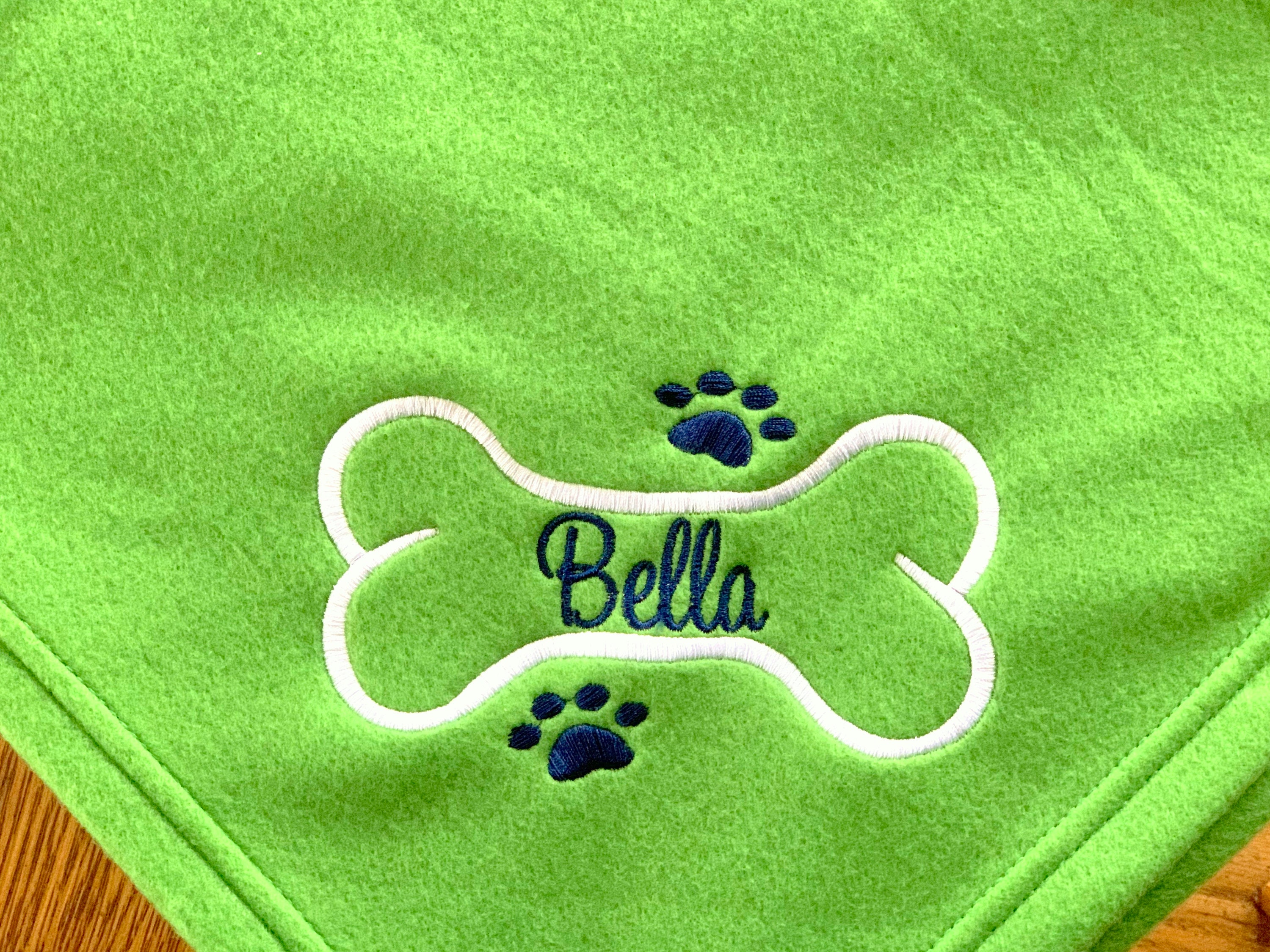 Personalized Dog Fleece Blanket Personalized Dog Blanket Etsy